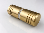 40mm x 32mm Diameter Double Pull Knob - Brushed Gold